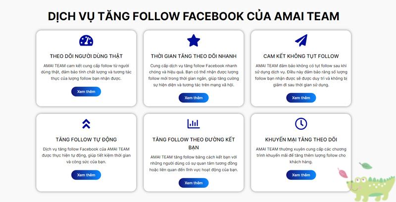 Tăng Sub cho Facebook: Sử dụng dịch vụ mua Follow cho Facebook của Amai Team