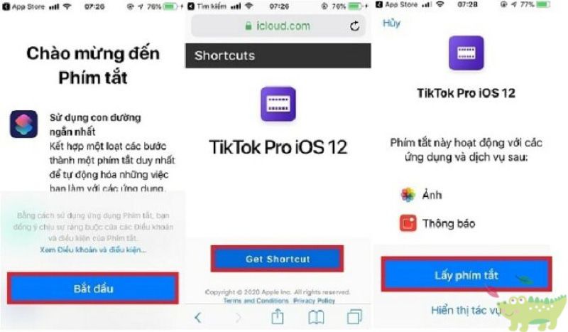 3 bước đầu để tải video TikTok không logo trên iphone bằng Shocuts