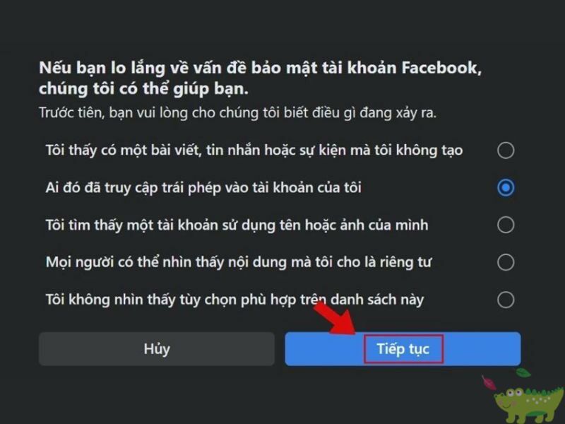 Cách mở Fanpage bị khóa  qua báo cáo sự cố với Facebook