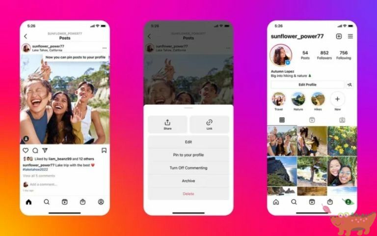 Hợp tác tài khoản khác - Cách tăng lượt theo dõi trên Instagram bằng điện thoại